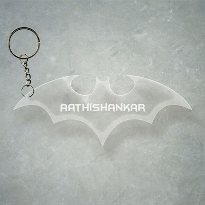 SY Gifts Batman Logo Desigh With Aathishankar Name Key Chain