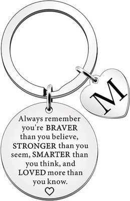Artisans Crafted Empowering Message Keychain for Her Key Chain