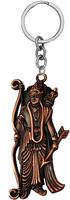 M Men Style Double Sided Religious Lord Shree Ram Keychain SKey202420 Key Chain