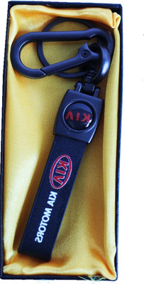 gtrp key Chain-Stylish Leather Stripe KIA motors Keychain with Key Chain