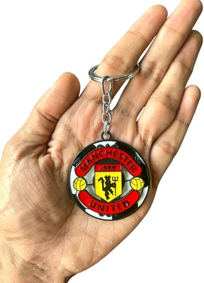 Occel Manchester United Logo Spinner Keychain – Football Fan Souvenir & Gift Key Chain