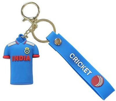 gtrp Virat Kohli Indian cricket jersey 3D Silicone Keychain with Amazing Belt or Key Chain