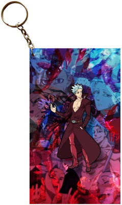 Hariyaali Enterprises LLP Seven Deadly Sins THE UNDYING BAN SAVING EVERYONE Anime Key Chain