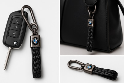 Albikr BMW Black Metel Finish Unique Key Chain