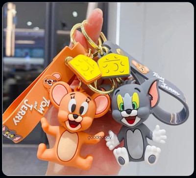 BBG BBG_Cute Tom and Jerry Keychain | keyring and bag hanging pack of 2-A Key Chain
