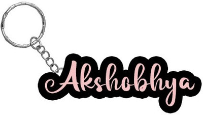 SY Gifts BPK Akshobhya Name Keychain Key Chain