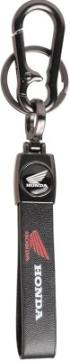 SHRI JI Leather Patti Keychain for FLYING HONDA Key Chain