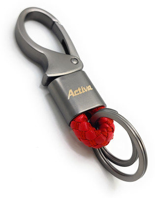 Jdp Novelty Get Anyone Random Colour of this Zinc Alloy Fob Leather Sturdy Metal Activaa Key Chain