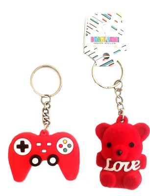 ShopTalk Game Controller With Cute Teddy combo Key Chain