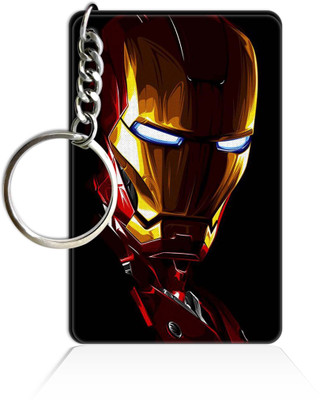 Party Gift Printed Wooden Rectangle Hero key ring Keychain PGRQ255KY (23) Key Chain