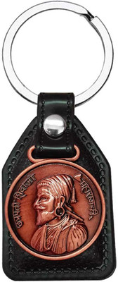 Shiv Hari Chatrapati Shivaji Maharaj Rajmudra Red Key Chain ShreeKey01 Key Chain