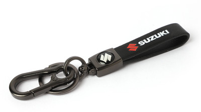 ZYZTA Imported Leather Car key chain with hook compatible with Suzuki cars, Pack of 1 Key Chain