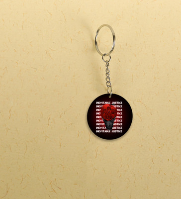 Rushaan Kira's Vision of Inevitable Justice Anime Printed Round Keychains Pack of 2 Key Chain
