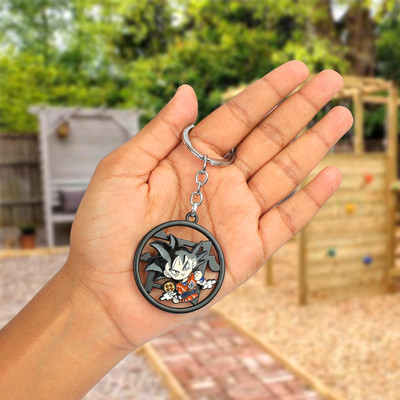Daiyamondo Legendary Goku Rotating Keychain – Hold the Dragon Ball in Style 360 Spin Design Key Chain