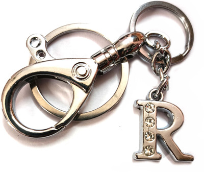 ShopTop Alphabet 'R' keychain with hook Key Chain
