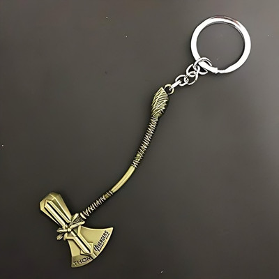 Keycharm Marvel Theme Thor’s Hammer Strombreaker Metal Keychain | For Car & Bike Keys | Key Chain