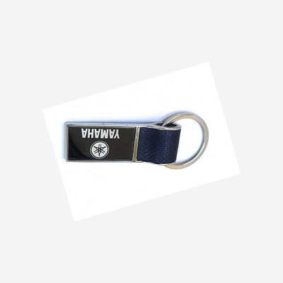 Jdp Novelty Leather Metal Keychain for y-a-m-a-h-a Bike.Rectangular Shape. Key Chain