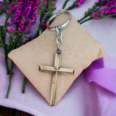 Sullery crucifix holy pray jesus unisex cross Sullerykey202120 Key Chain