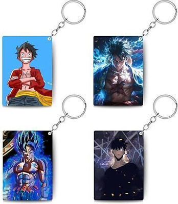 Gifting Domus Anime Keychain - (Goku, Monkey D Luffy, Sung Jin Woo Key Chain
