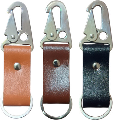 kozha Set of 3 Leather Hook Key Chain