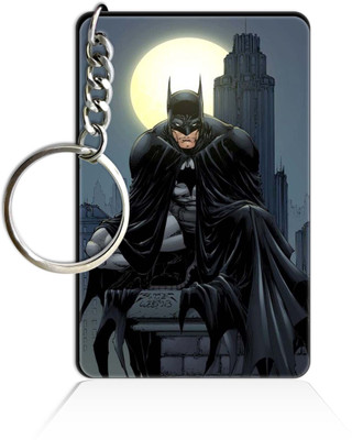 Party Gift Printed Wooden Rectangle Hero key ring Keychain PGRQ255KY (217) Key Chain