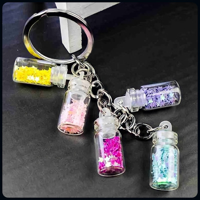Meeko.com Cute 5 Bottle Keychain Pack Of 2 Pcs-A Key Chain