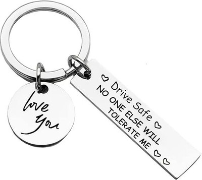 MOHIT CRAFT Drive Safe Keychain Drive Safe Keyring for Boyfriend Birthday Keychain, Key Chain