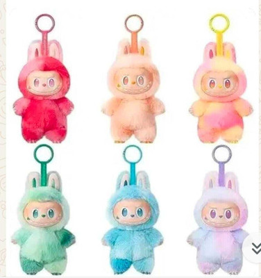 GlazeandShine Sellzie Bigmo Fuzzy Plush Animal Doll Keychain Soft Toy for Kids & Bags Key Chain