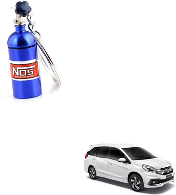SEMAPHORE NOS Bottle Keychain Pill Box Storage Key Ring Blue for Honda Mobilio Key Chain