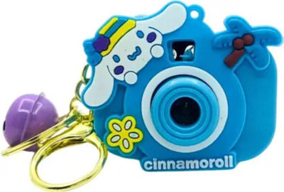 Zouveux Stylish Pocket-Sized Camera Keychain with Built-in Projector, Cartoon Image Key Chain