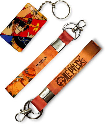ZEPICSOUL One Piece Anime Lanyard & MDF Keychain 1+1 Key Chain