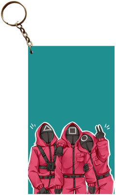Hariyaali Enterprises LLP Squid Games CUTE NATURE BEHIND THE MASKS Key Chain