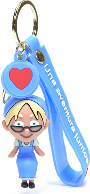 Daiyamondo Get Amazing Ellie cartoon Old Man 3D keychain With Amazing Long Ribbon Key Key Chain