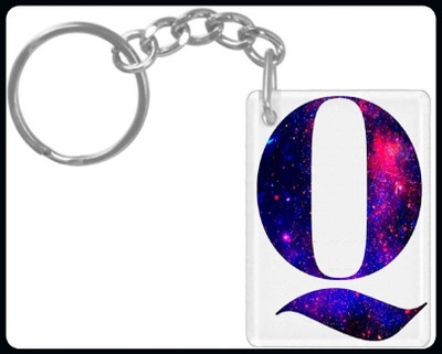 hamsa print world Keychain HPW880 k469Q Alphabet Key Chain