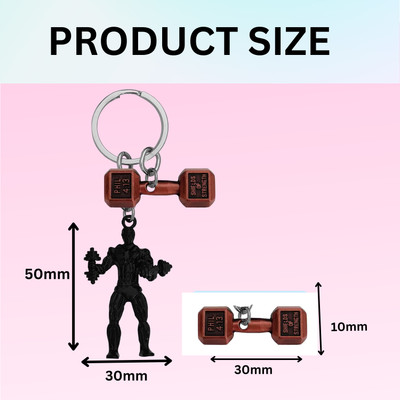 Shiv Jagdamba Fitness Gym Keychain Bodybuilder Motivational Workout Keychain SKeyCom202486 Key Chain