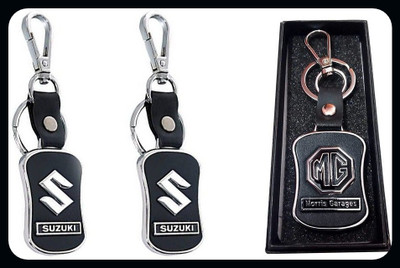 GSV SuzukiMG logo Leather hook Keychain keychain_J532 Key Chain
