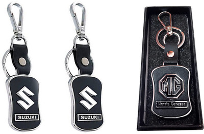 GSV Suzuki,MG logo Leather hook Keychain best quality keychain Key Chain