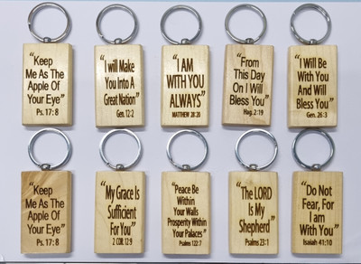 BLESSINGS Set Of 10 Christianity -8 Key Chain