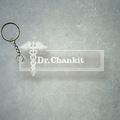SY Gifts Doctor Logo Desigh With Chankit Name Key Chain