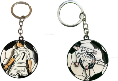 Asha Maven Ronaldo Rotating Keychain Spinner Combo Set Key Chain