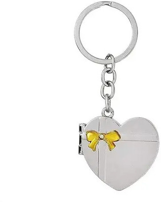 RR Shopping Zone Heart-Shape Photo Frame for gifting purposes keychain Key Chain Key Chain
