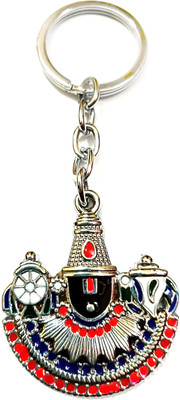 MISMIL Metal Lord Tirupati Balaji Religious god keychain keyring Key Chain