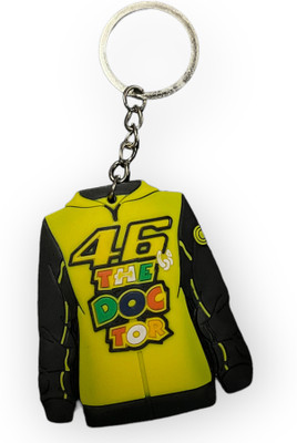 Skycart Multi-Colour Double-Sided Rubber Keychain For Fans Jacket Design Pack 1 Key Chain