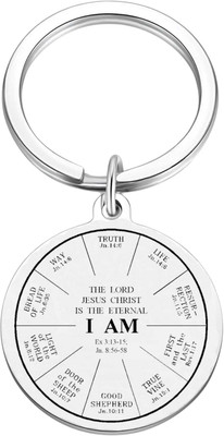 M Men Style Religious Lord Jesus Life Of Christ Pendant Keychain Skey2024127 Key Chain