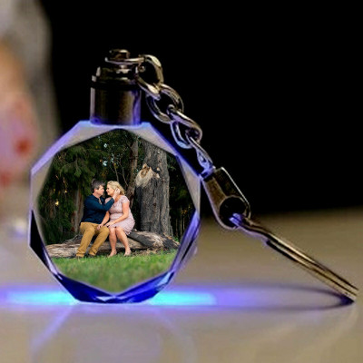 Picture Affairs Production Personalized LED Keychain/Keyring Photo Printed Gift Anniversary Birthday PAP3 Key Chain