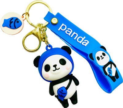 GKM Fisher Panda premium quality keychain with hook strap Key Chain