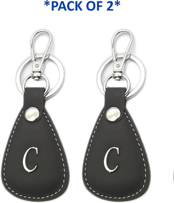 VS Club COMBO_C_LETTER_BLACK_BLACK_KEYCHAIN Key Chain