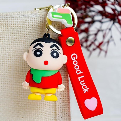 Funfob Shinchan Keychain For Shinchan Fans Car & Bike Shinchan Keychain Muffler Key Chain