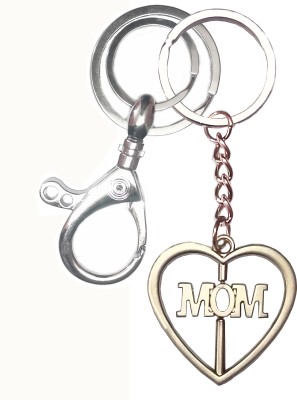 KV Fashion MOM Rotating Double Sided Heart Design With Hook Keychain Combo 001 Key Chain