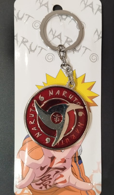 KeyChain Hub Naruto metal keychain keyring roteting shield Key Chain
